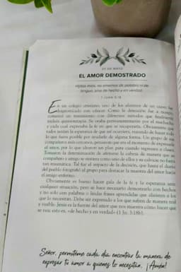 Un año en su presencia 