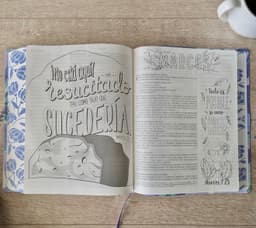 Biblia Inspira Español NTV Letra Grande Ramo Azul/ Semi Piel Filament