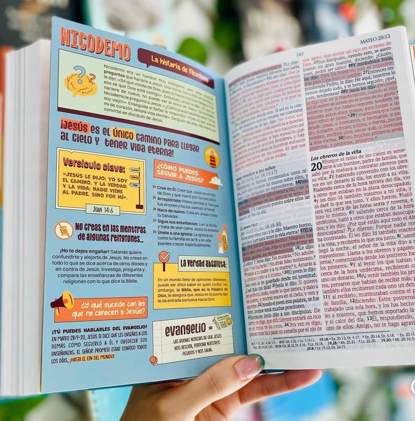 Biblia De Promesas Para Niños/ Azul/ Tapa Dura/ RVR1960 