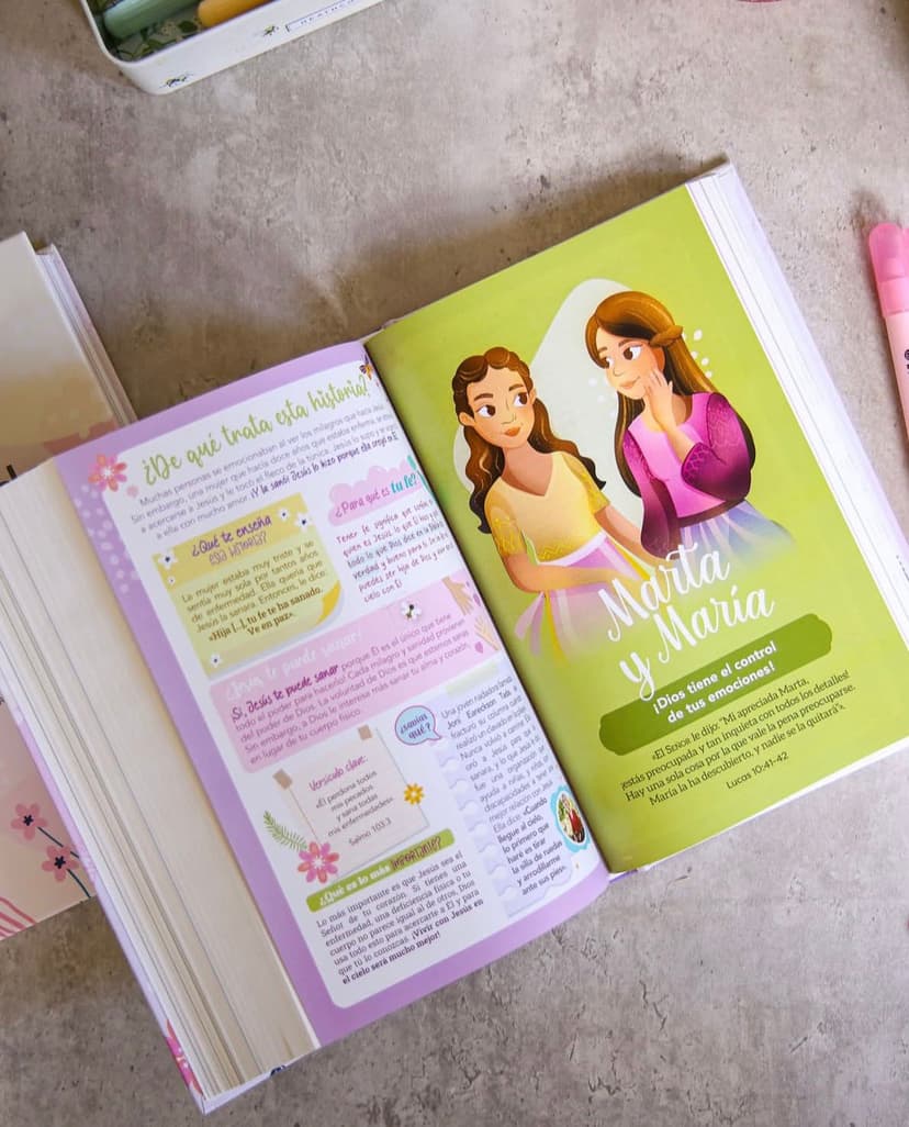 NTV Biblia de Promesas para Niñas Tapa Dura